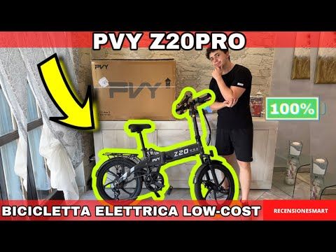PVY Z20 Pro - Bicicletta Elettrica LOWCOST da 20 Pollici, Motore da 500W - Recensione e-bike